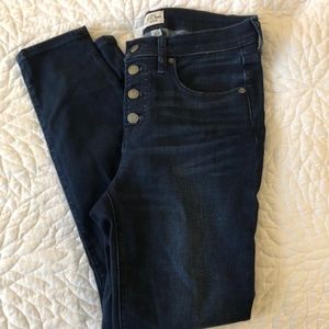 Jcrew Toothpick Jeans 28